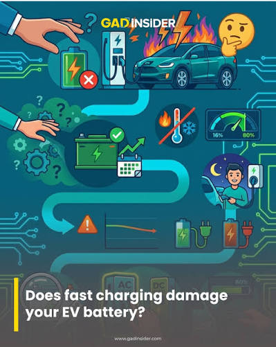 Does fast charging really damage EV batteries? The short answer: Not  significantly. Fast charging up to 22kW has no proven detrimental effect on EV  battery health. While frequent use of high-power DC