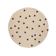 Orientteppich nain perserteppich 130 cm ø runder teppich beige. Triangle Jute Carpet Von Ferm Living Im Shop