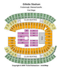 Gillette Stadium Tickets In Foxborough Massachusetts