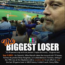 Throwback Back in '03, Mike Maroth hit the mound with history hanging heavy  — 19 losses already