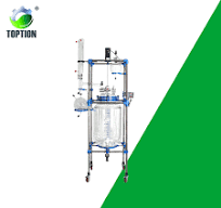 TOPACELAB Vacuum Degree Mixing Reaction Jacketed Glass Reactor 1L 2L 3L 5L 10L 20L 30L 50Liter 80L 100L 150L 200L Best Price