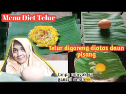 Pengalaman ini membuat saya ingin be. Menu Diet Telur Diet Telur Egg Diet Diet Telur Rebus Telur Goreng Tanpa Minyak Youtube