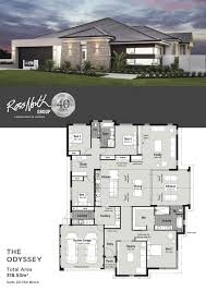 The Odyssey Single Storey Display Home Ross North Homes Perth Beautiful House Plans Contemporary House Plans Single Storey House Plans