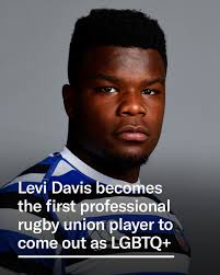 Levi Davis has become the first professional rugby star to come out as  LGBTQ+, as well as the first to come out as bisexual. ⁠ ⁠ After four years  of 'hiding' his