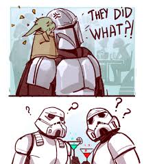 Baby Yoda Tumblr Star Wars Humor Star Wars Memes Star Wars Artwork