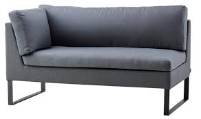 Rosa samt kleine bank 2 sitzer sofa samt sessel mobel. Flex Outdoor Sofa 2 Sitzer Rechts Cane Line Cane Line 8564txsg