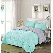 Amazon Com Hig Reversible Lightweight Comforter All Season Down Alternative Comforter Twin Summer Duvet Insert Comforter Sets Blue Quilt Bedding Comforters