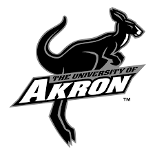 Akron Zips Logo Black and White (1) – Brands Logos
