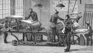 Steam Powered Printing Press, 19th Cen | Stock Image - Science Source Images