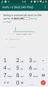 I entered my versatile number and after that got an sms from the . Create Whatsapp Account With U S 1 Number Latest Method Working