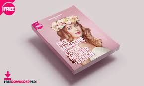 Since the main object is volume, you need to see it from different sides. Free Magazine Cover Mockup Design Freedownloadpsd Com