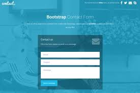 Bootstrap Contact Forms 2 Free Responsive Templates Contact Form Web Design Templates