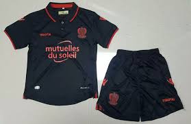 Lloris began his career with hometown club ogc nice, made his debut as a teenager in october 2005 and started in goal during the team's run to the 2006 coupe de la ligue final. Shop Kids Ogc Nice 16 17 Away Black Soccer Jersey Kit Shirt Shorts Cheap Soccer Jerseys For Sale Gogoalshop