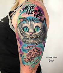 Alice im wunderland (ursprünglich alices abenteuer im wunderland; Alya Kruchinina On Instagram Alice In Wonderland We Re All Mad Here Blondie Tattoo 3 Wonderland Tattoo Sleeve Tattoos Alice And Wonderland Tattoos