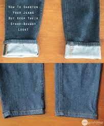 Knowing how to hem pants comes in handy when you need a quick nip and tuck before, say, a wedding or impromptu party. How To Hem Jeans Easy 4 Step Process How To Hem Pants Hemming Jeans Shorten Jeans