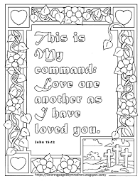 Free John 15 12 Printable Coloring Page In 2020 Love Coloring Pages Coloring Pages John 15 12