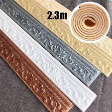 Miếng xốp dán tường tự dính hình nổi 3d trang trí chân tường phòng khách  Miếng Dán Tường Viền Chống Va Chạm - Lazada | Lazada.vn