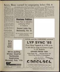 Montana Kaimin, February 6, 1985