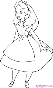 I Love This Version Of Alice And The Whole Gang Alice In Wonderland Characters Alice In Wonderland Drawings Disney Character Drawings