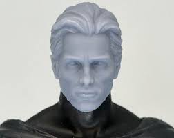 1/12 1/10 Bespoke Sculpted Head Christian Bale "bruce"