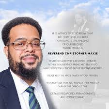 Christopher Maxie's Instagram, Twitter & Facebook