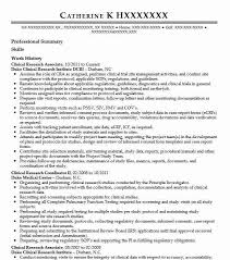 Clinical Research Associate Resume Example Medical Resumes