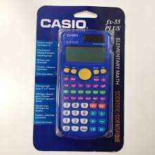 Casio Fx 55 Plus Elementary Recommended For Grades 3 5 Fraction Calculator Casio Graphing Calculator Fractions Fractions Division