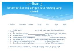 Image result for latihan bahasa malaysia tahun 1. Latih Tubi Kata Hubung