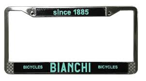 Bianchi License Plate Frame