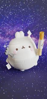 1920x1080 molang hd wallpaper and background image>. Artstation Cheer Molang Neon 3d