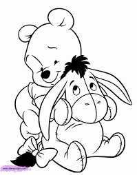 Winnie The Pooh Coloring Book Inspirational Disney Baby Winnie The Pooh Coloring Pages In 2020 Baby Coloring Pages Bear Coloring Pages Disney Coloring Pages