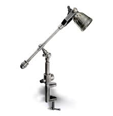 Leighton Architectural Drafting Industrial Steel Clamp Desk Lamp Desk Lamp Lamp Steel Lamp