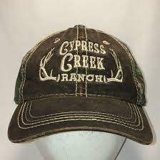 Vintage Fishing Hunting Sports Hat Cypress Creek Ranch Etsy Hats For Men Vintage Trucker Hats Best Dad Gifts