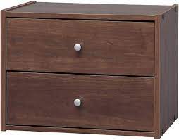 Use next to bed for matching night stands, or in any room as an accent smart storage: Amazon Brand Movian Small Stackable Storage Unit With 2 Drawers Wooden Modular Wood Stacking Storage Box Stb 400h Brown Oak W40 X D28 7 X H30 5 Cm Amazon De Kuche Haushalt