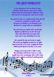 The Great Depression Spiritual Poetry