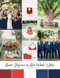 Choosing the right flowers and embellishments in bouquets and centerpieces can be the perfect way to add a personal touch to your something blue. Rustic Elegance In Red White Blue 4th Of July Wedding Inspiration Chic Vintage Brides Chic Vintage Brides