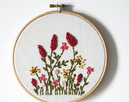 Make sure to use the #stitchventure on ig/twitter to show me your progress on this hand embroidery pattern! Hand Embroidery Pattern Beginner Embroidered Flower Floral Etsy Floral Embroidery Patterns Embroidery Patterns Hand Embroidery