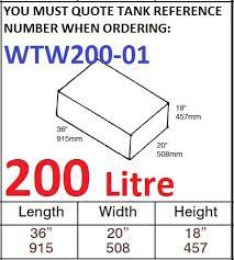 200 Litre Tank Water Tank Warehouse
