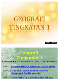 Dalam bab ini, anda akan mempelajari graf bar berganda dan graf garisan berganda. Geografi Tingkatan 2 Bab 7 Geografi Tingkatan 2 Bab 7