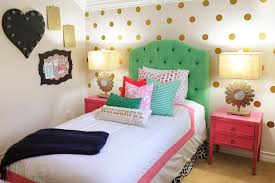 By artistic designs for living. Tween Girl Bedroom Preppy Design Decor Ideas Pink Navy Green