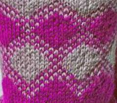Diamond Intarsia Knitting Chart Knitting Kingdom
