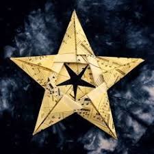 Lyric Art Tutorial Origami 5 Part Star Origami Stars Origami Easy Origami
