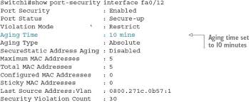 When a secure port is in the. Chapter 5 Securing Ports By Using The Port Security Feature Learn Cisco Network Administration In A Month Of Lunches