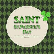 Patrick's day clipart and background images including shillelaghs, leprechauns, irish, ireland flag, saint, flowers, cartoons, mushrooms, animals. Saint Patricks Day Background With Shamrock Vector Stock Vector Crushpixel