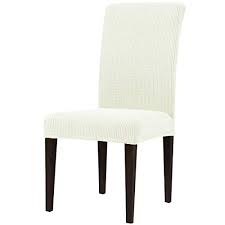 Shop our best selection of dining room chair covers & slipcovers to reflect your style and inspire your home. Subrtex Dining Room Chair Slipcovers Sets Stretch Furniture Protector Covers For Armchair Removable Washable Elastic Parsons Seat Case For Restaurant Hotel Ceremony 4 Off White Buy Online In Bermuda At Bermuda Desertcart Com Productid 47892705