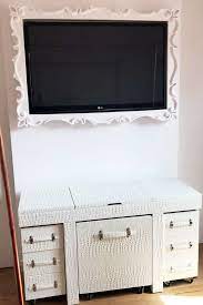 Cornice Tv Bianca Cornici Cornice Tv Decorazione Per Parete Tv