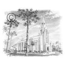 Monson, the president of the lds church. Curitiba Brazil Temple