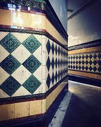 Victorian Tenement Tiles In Hallway Corridoor Tenement Art Deco Tiles Art Nouveau Tiles