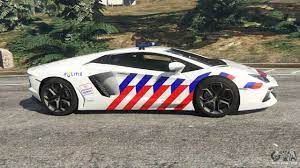Lamborghini Aventador Lp700 4 Dutch Police V5 5 For Gta 5 Lamborghini Aventador Lp700 4 Lamborghini Aventador Gta 5