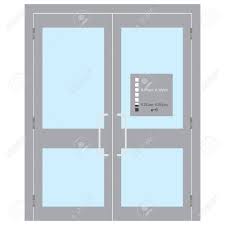 Cette catégorie regroupe des chaises et des banques d'accueil, ainsi que des fauteuils. Raster Illustration Porte D Entree Pour Bureau Maison Magasin Centre Commercial Magasin Supermarche Isole Sur Blanc En Style Plat Vitrine Banque D Images Et Photos Libres De Droits Image 76009293